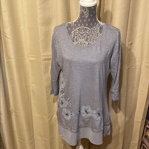 Logo Floral Women's Top